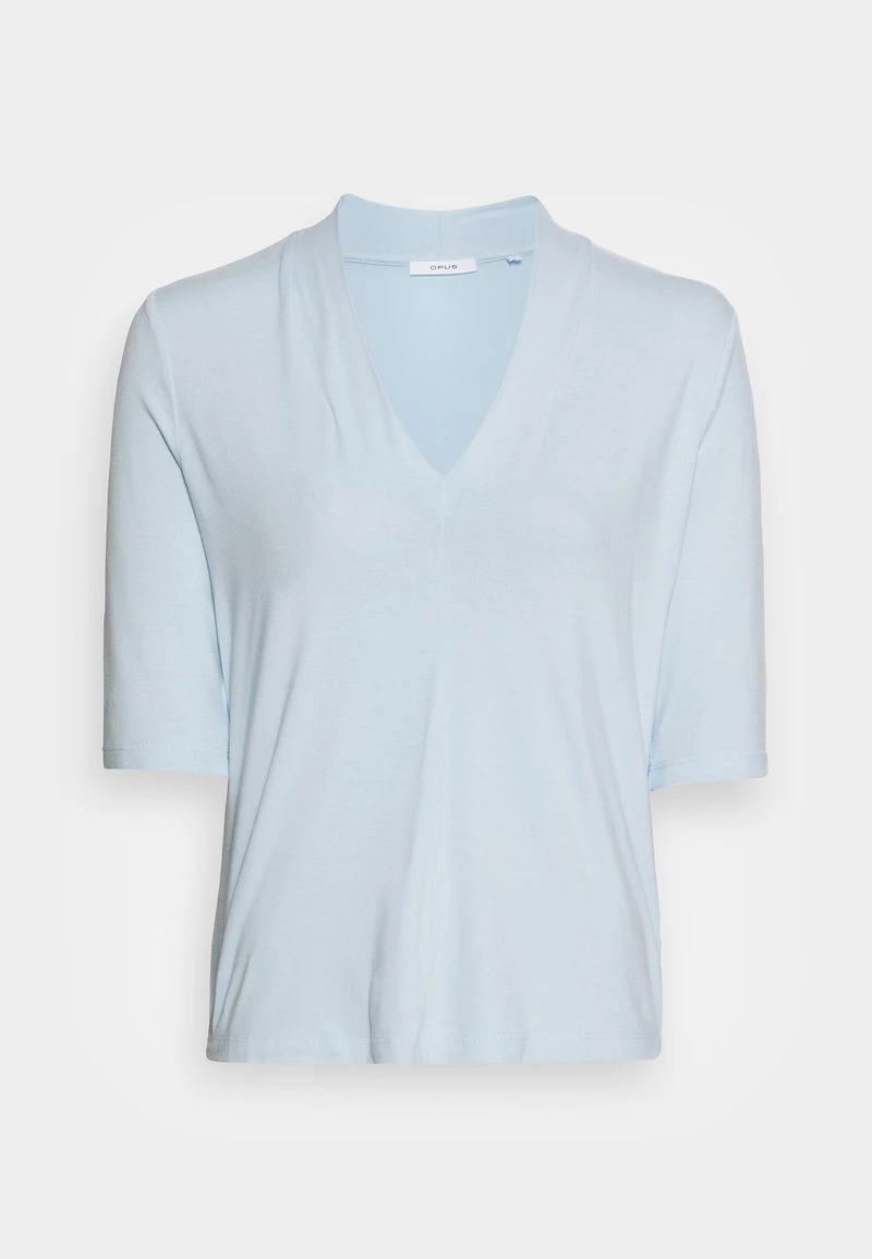 Opus SADJA T Shirt Basique Zen Blue Femme 6 Opus SADJA T Shirt Basique Zen Blue Femme – Image 4