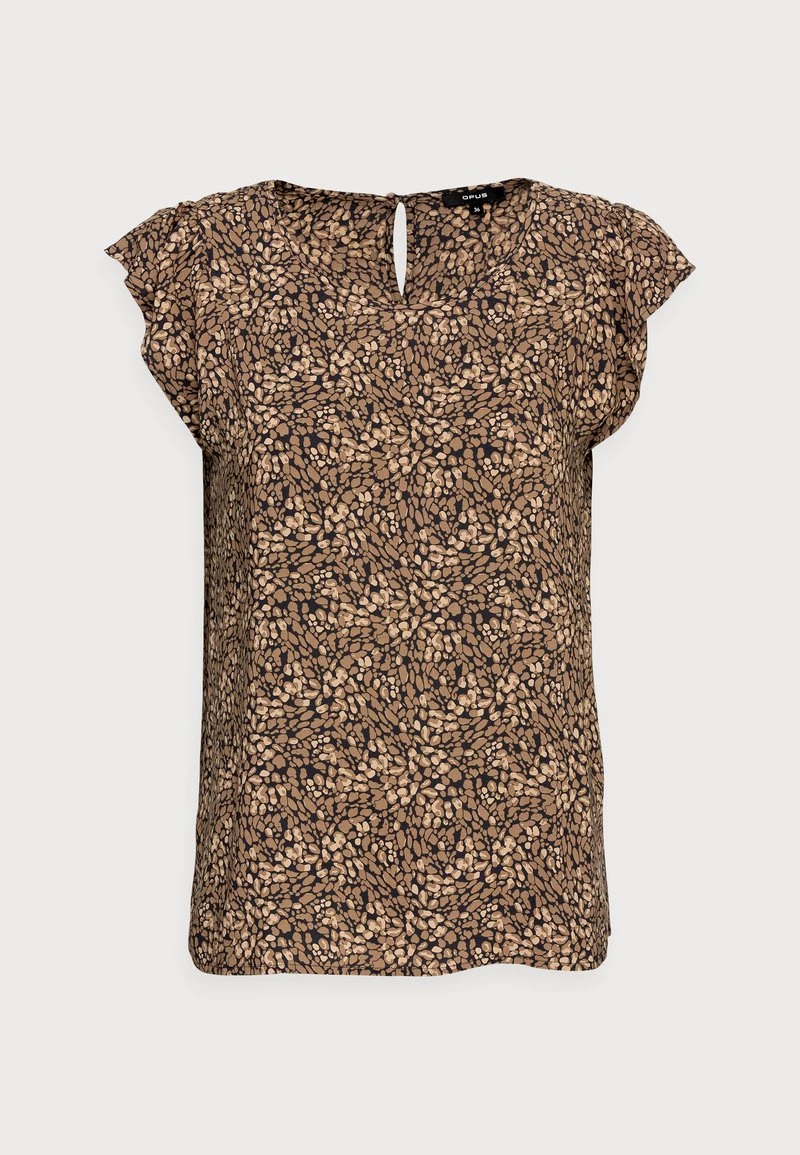 Opus Femme FANNIE ABSTRACT T Shirt Imprimé Mystic Blue 6 Opus Femme FANNIE ABSTRACT T Shirt Imprimé Mystic Blue – Image 4