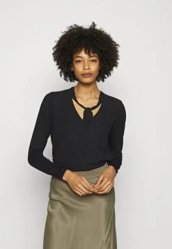 Opus Femme FOKI T Shirt à Manches Longues Black