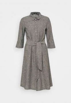 Opus WUTA Robe Chemise Black Femme -Opus Soldes Magasin 084673b0df8646459f7a7382a322af54