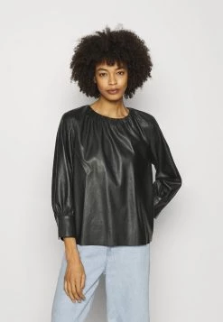 Opus Femme FAGI T Shirt à Manches Longues Black