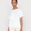 Opus T Shirt Basique White Femme -Opus Soldes Magasin 10b34dcc30db49d8830697b4dd2670d3
