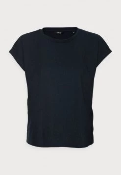Opus Femme SELUM T Shirt Basique Mystic Blue -Opus Soldes Magasin 12150a52589a465383b4daa4979e5e17
