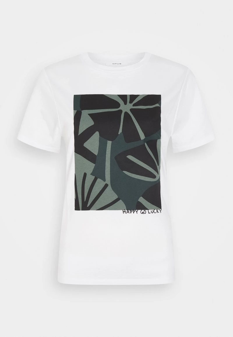 Opus Femme SMINA LUCKY T Shirt Imprimé White 7 Opus Femme SMINA LUCKY T Shirt Imprimé White – Image 5