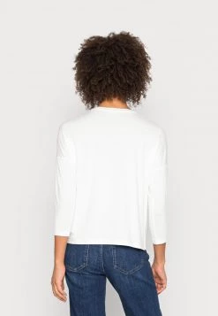 Opus SOCKNY PRINT T Shirt à Manches Longues Milk Femme -Opus Soldes Magasin 2742390c465c4e6c914da9e4d20366d8