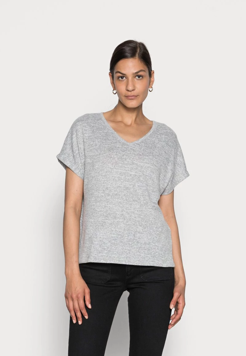 Opus SABLET T Shirt Basique Easy Grey Femme 3 Opus SABLET T Shirt Basique Easy Grey Femme