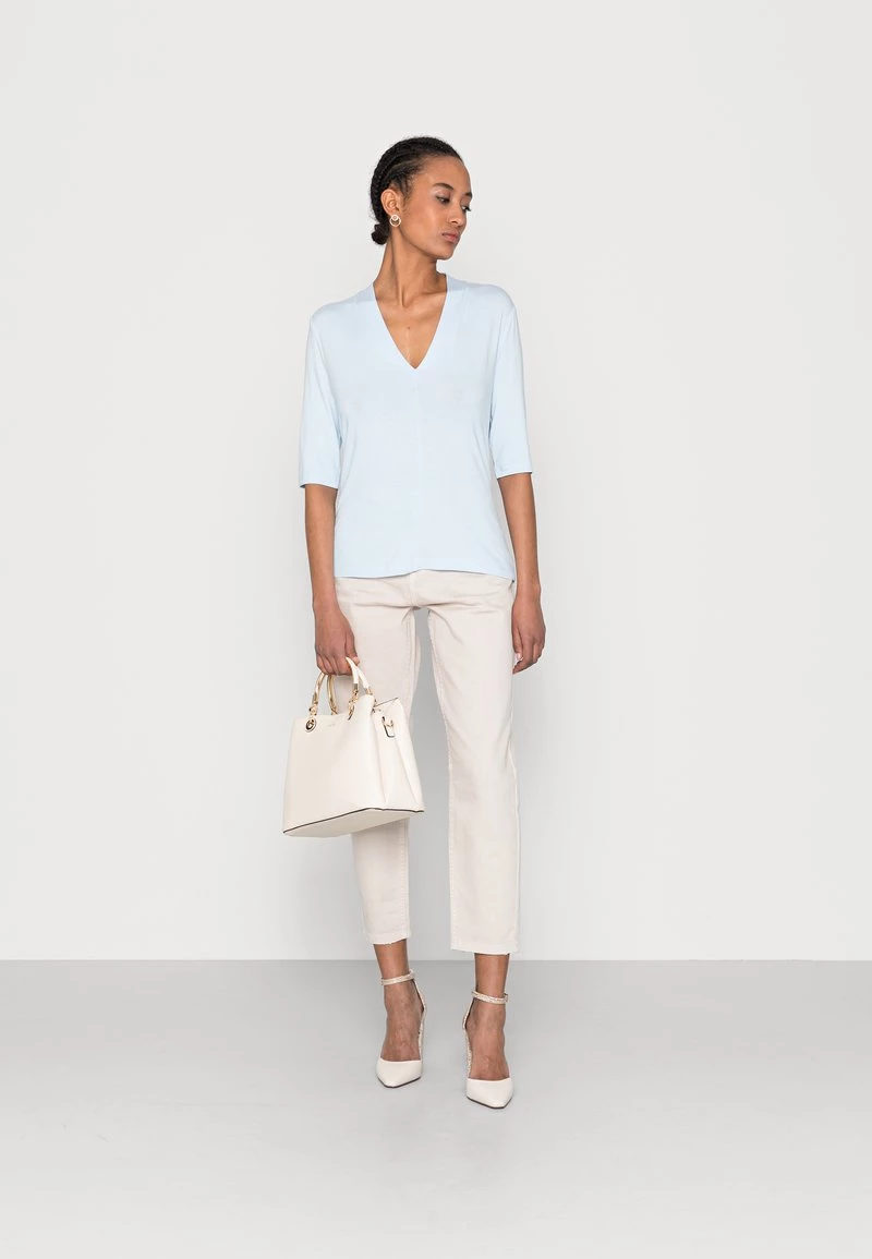 Opus SADJA T Shirt Basique Zen Blue Femme 4 Opus SADJA T Shirt Basique Zen Blue Femme – Image 2