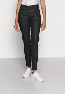 Opus Femme EVITA COATED Jeans Skinny Black