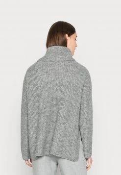 Opus PARJA Pullover Hazy Fog Melange Femme -Opus Soldes Magasin 2ccd6f5d298e49b0b567470edeed7f16