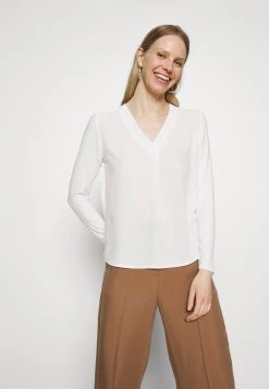 Opus Femme FIRKE T Shirt à Manches Longues Milk