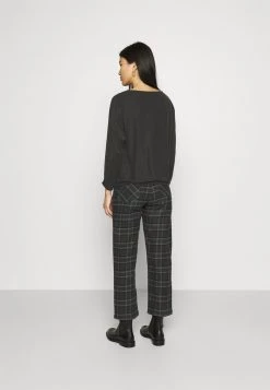 Opus Femme SEBOTA T Shirt à Manches Longues Slate Grey Melange -Opus Soldes Magasin 352184ac51f74b65906a2b51bb81f0ec