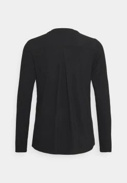 Opus Femme FOKI T Shirt à Manches Longues Black -Opus Soldes Magasin 393569dbaf2849e6b6dae616018a261f