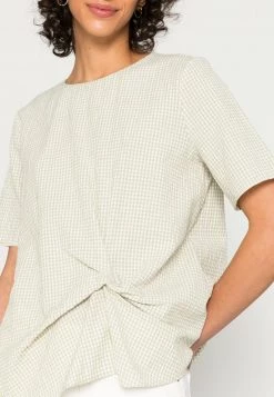 Opus FUNIFA CHECK Blouse Summer Pear Femme -Opus Soldes Magasin 3aad711fa6d2436e94b960ae1e36d077