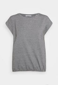 Opus Femme SAUMI T Shirt Imprimé Black