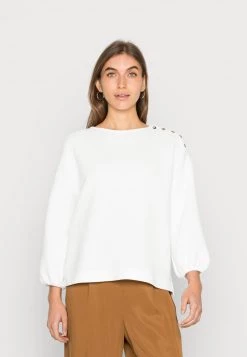 Opus GULIJANA T Shirt à Manches Longues Milk Femme