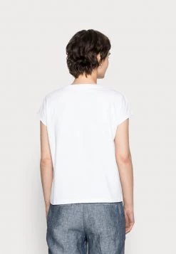 Opus Femme SULAKI T Shirt Basique White -Opus Soldes Magasin 463ab1793e6246ba9209613684e3efec