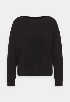 Opus Femme GELLA Pullover Black -Opus Soldes Magasin 4941545f4b3c4c9daa78a284fac69398