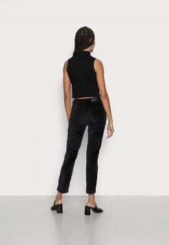 Opus ELMA ZIP Pantalon Classique Black Femme -Opus Soldes Magasin 49944a3ae489491cbe3d7b5105aeabb3