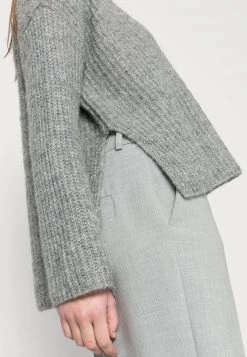 Opus PARJA Pullover Hazy Fog Melange Femme -Opus Soldes Magasin 53aae8f98bec4f30970652b32a0c17f8