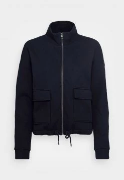 Opus Femme GANAMI Sweat à Capuche Zippé Forever Blue -Opus Soldes Magasin 560850fd31564e8ea668da9dc7022481