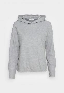 Opus Femme GABUN Pullover Hazy Fog Melange -Opus Soldes Magasin 60a92ad708e5472c80e6217211e473a0