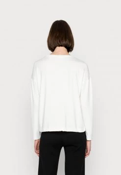 Opus SIKRIT T Shirt à Manches Longues Milk Femme -Opus Soldes Magasin 61d32716d1e04ea4bbd03e9e68fa628e
