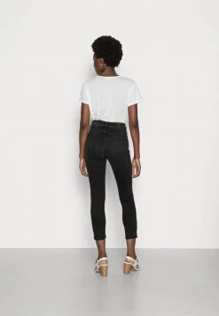 Opus Femme EVITA ZIP Jeans Skinny Soft Washed Black -Opus Soldes Magasin 6be2dd7969f64aa78883cfce4f834956
