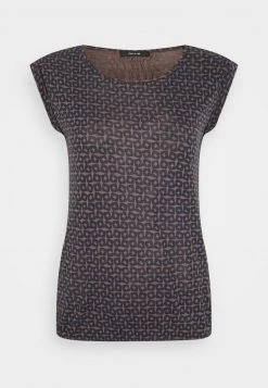 Opus Femme STROLCHI MOSAIC T Shirt Imprimé Warm Wood -Opus Soldes Magasin 6c7e517bba504f9e80e618bd1ac86a0d