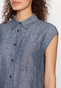 Opus WARENA Robe De Jour Blue Shadow Femme -Opus Soldes Magasin 6d52e82780fc49ad872fcd452cfb5119