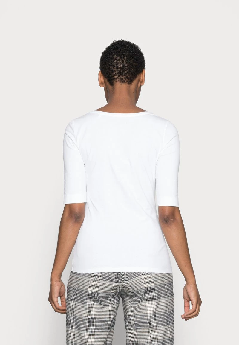 Opus Femme SANIKA T Shirt Basique White 5 Opus Femme SANIKA T Shirt Basique White – Image 3