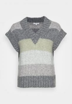 Opus PIRAYE Pullover Hazy Fog Melange Femme -Opus Soldes Magasin 722606710d7d4136928fe0a813f21d16