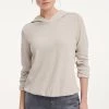 Opus Sweat à Capuche Sweet Almond Melange Femme -Opus Soldes Magasin 75504ee4fd744b738b24d7c5fb9d49fb