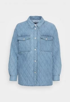 Opus JASA Veste Légère Washed Indigo Femme -Opus Soldes Magasin 773a7587985b48b89819adb1b623f128