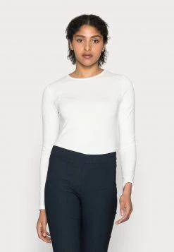 Opus SMILLA T Shirt à Manches Longues Milk Femme