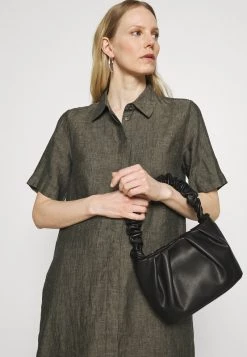 Opus Femme WELIKA Robe Chemise Black -Opus Soldes Magasin 7ca67d9ad46b4165a4e0340fa921122d