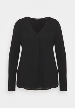 Opus Femme FASINA Blouse Black -Opus Soldes Magasin 855e95deb62947419f5e6476b108d678