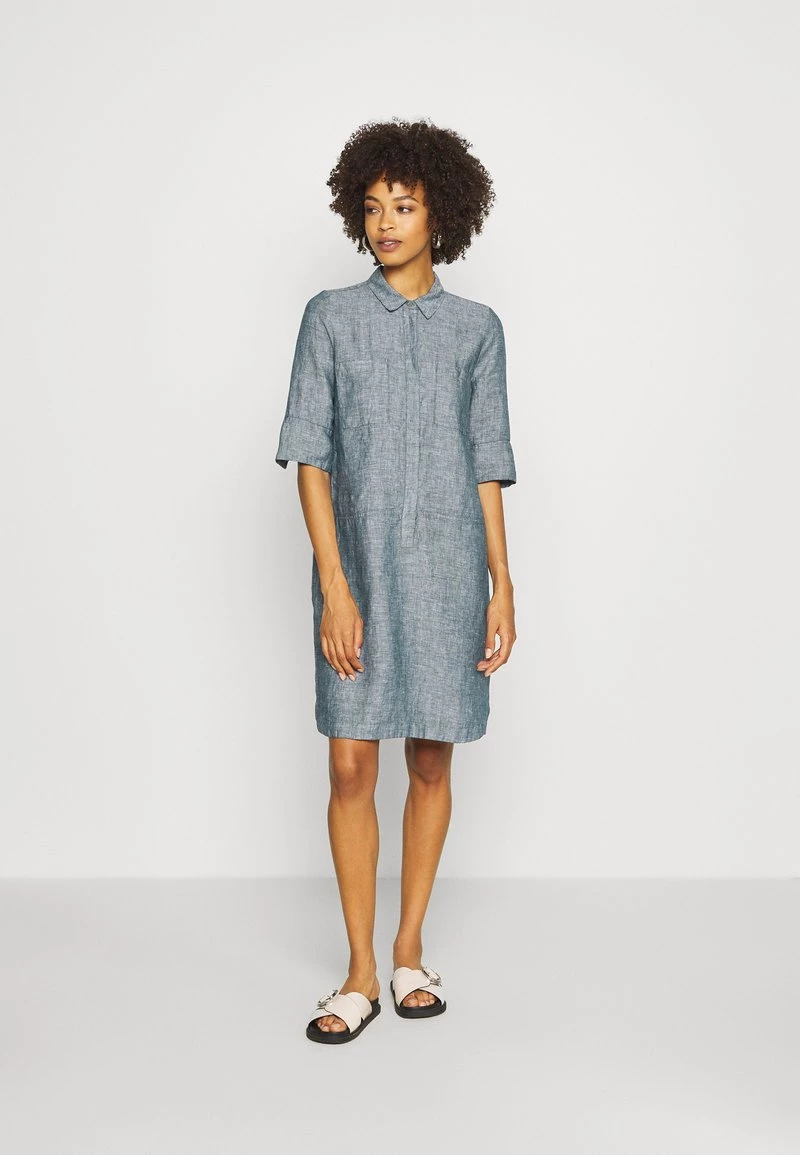 Opus Femme WILLMAR Robe Chemise Forever Blue 4 Opus Femme WILLMAR Robe Chemise Forever Blue – Image 2