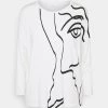 Opus Femme SICASO PRINT T Shirt à Manches Longues Milk
