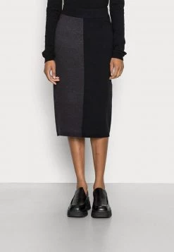 Opus Femme ROPINE Jupe Crayon Slate Grey Melange