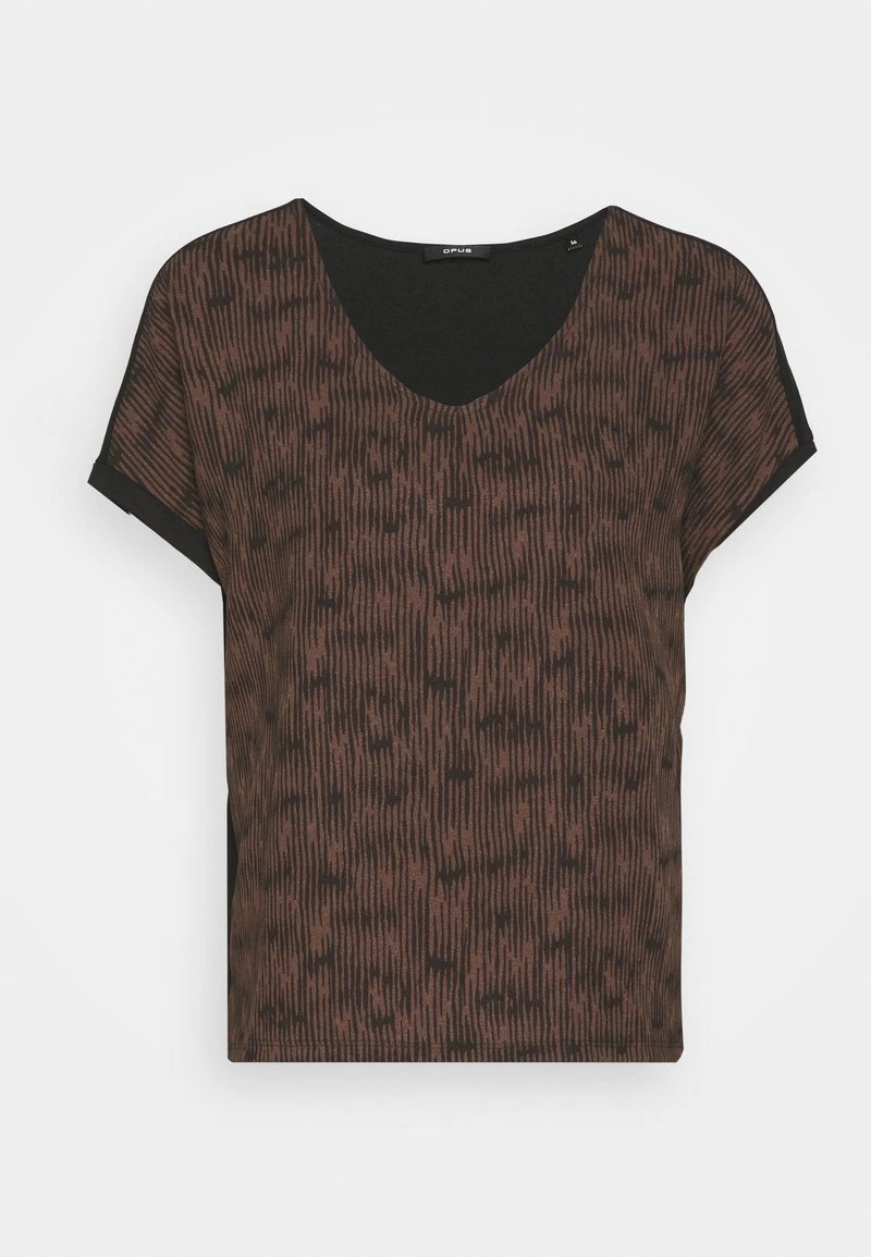 Opus Femme SUMINCHEN ETHNO T Shirt Imprimé Black 3 Opus Femme SUMINCHEN ETHNO T Shirt Imprimé Black