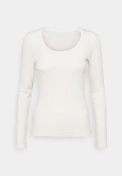 Opus SORANA T Shirt à Manches Longues Soft Cream Femme -Opus Soldes Magasin 9242f604fad04b96946678ad02d0d1b4