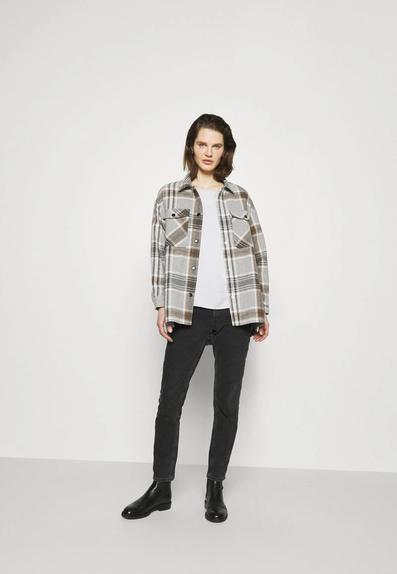 Opus FARRIE SHINE Blouse Hazy Fog Melange Femme 4 Opus FARRIE SHINE Blouse Hazy Fog Melange Femme – Image 2