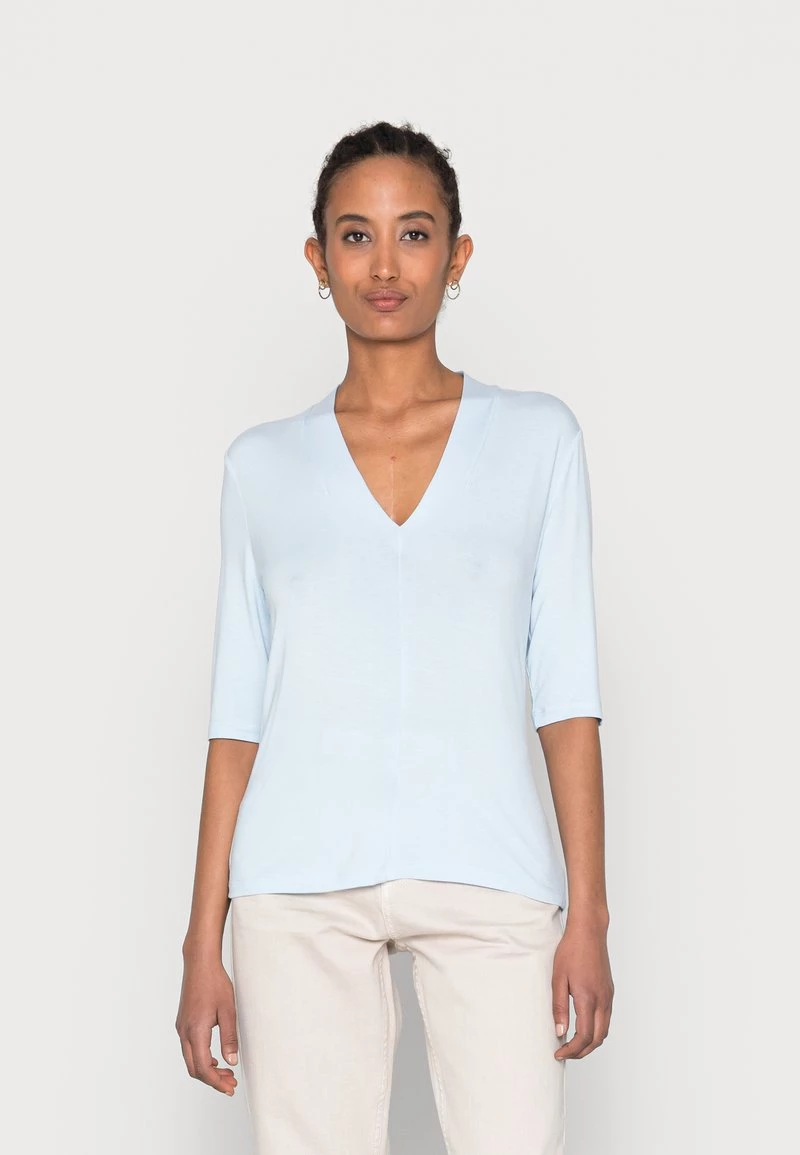 Opus SADJA T Shirt Basique Zen Blue Femme 3 Opus SADJA T Shirt Basique Zen Blue Femme