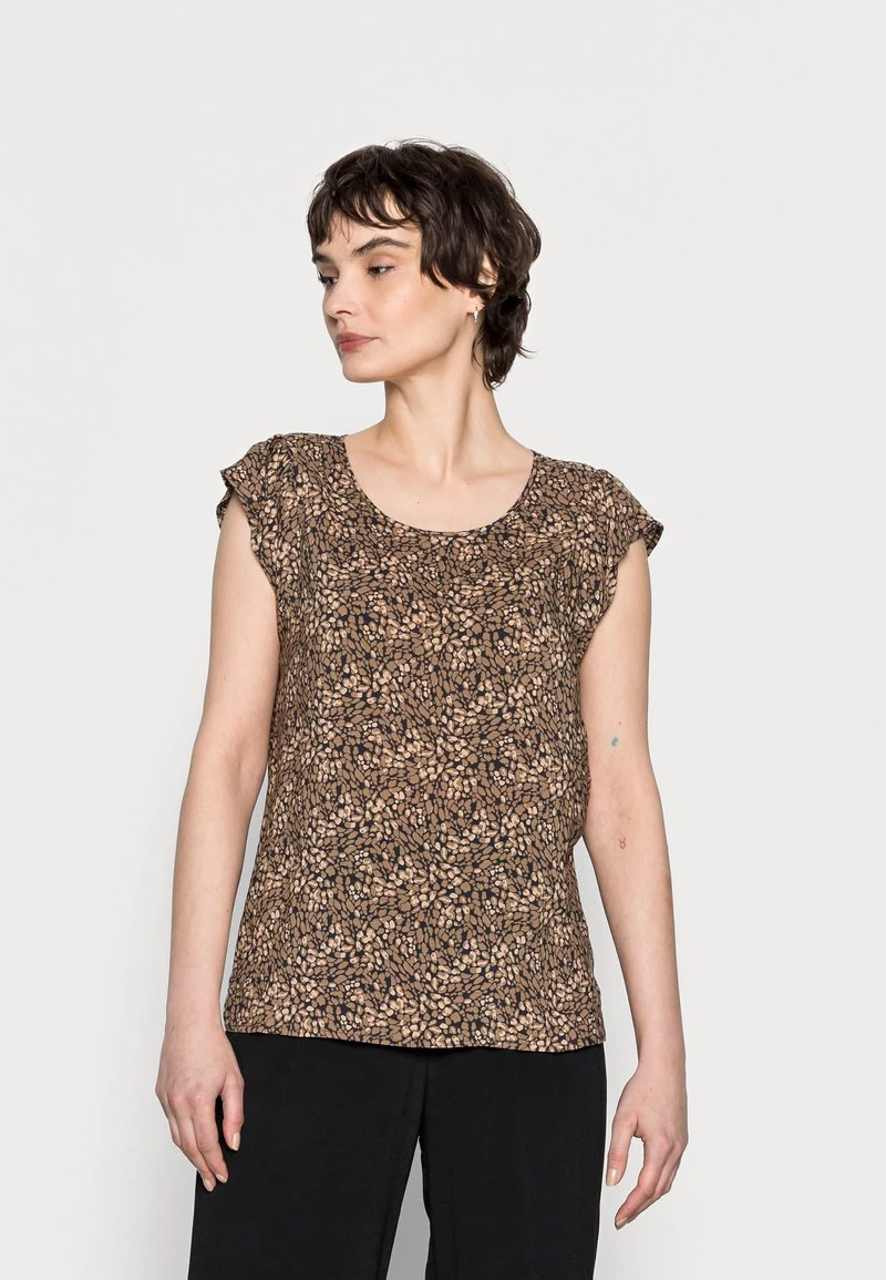 Opus Femme FANNIE ABSTRACT T Shirt Imprimé Mystic Blue 3 Opus Femme FANNIE ABSTRACT T Shirt Imprimé Mystic Blue