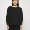 Opus Femme GUFI Sweatshirt Black -Opus Soldes Magasin 97995de986bb42a484edca99f48f7fb1