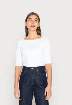 Opus SOLLIVA T Shirt Basique White Femme