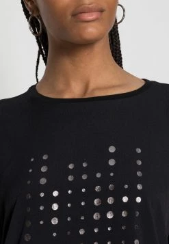 Opus SAPONTI PRINT T Shirt Imprimé Black Femme -Opus Soldes Magasin a21cd927cefe40598d2f2c00f74559ba