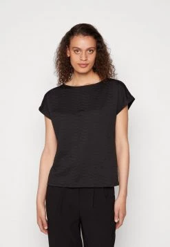 Opus SURFO T Shirt Basique Black Femme
