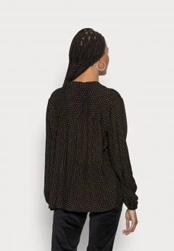 Opus Femme FOYA Blouse Black -Opus Soldes Magasin a7cabeffa9094bc792d7aea0452d7c51