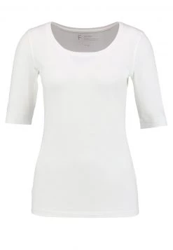 Opus Femme SANIKA T Shirt Basique Milk -Opus Soldes Magasin a8e121868594494e9c1fe9ef421b6e90